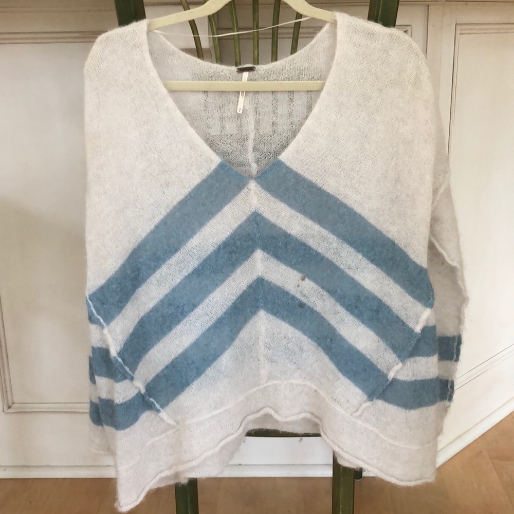 Free People Alpaca v-neck sweater